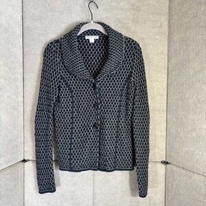 Pendleton Black and Gray Patterned Blazer